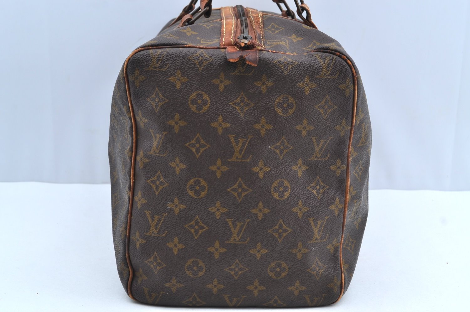 Authentic Louis Vuitton Monogram Sac Souple 45 Hand Boston Bag Old Model K8171
