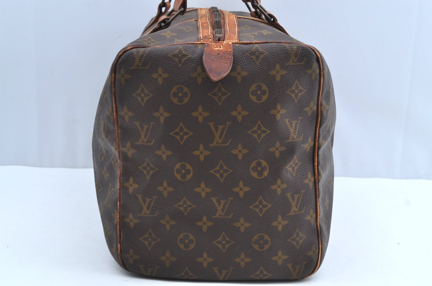 Authentic Louis Vuitton Monogram Sac Souple 45 Hand Boston Bag Old Model K8171