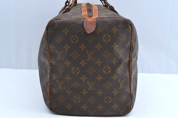 Authentic Louis Vuitton Monogram Sac Souple 45 Hand Boston Bag Old Model K8171
