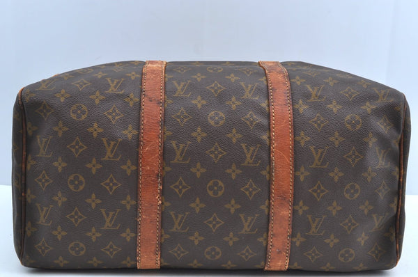 Authentic Louis Vuitton Monogram Sac Souple 45 Hand Boston Bag Old Model K8171