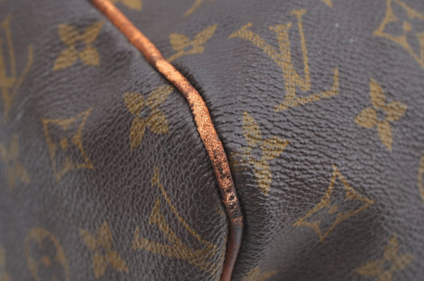 Authentic Louis Vuitton Monogram Sac Souple 45 Hand Boston Bag Old Model K8171