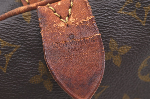 Authentic Louis Vuitton Monogram Sac Souple 45 Hand Boston Bag Old Model K8171