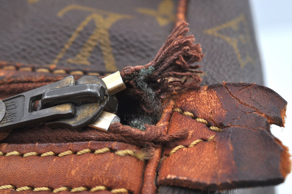 Authentic Louis Vuitton Monogram Sac Souple 45 Hand Boston Bag Old Model K8171