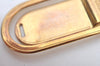 Auth Louis Vuitton Pince a Billets Porte Address Money Clip Gold M65068 LV K8174