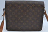 Authentic Louis Vuitton Monogram Cartouchiere GM Shoulder Bag Old Model K8175