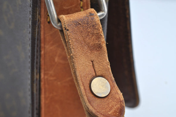 Authentic Louis Vuitton Monogram Cartouchiere GM Shoulder Bag Old Model K8175