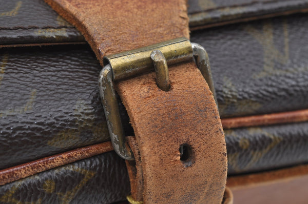 Authentic Louis Vuitton Monogram Cartouchiere GM Shoulder Bag Old Model K8175