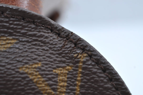 Authentic Louis Vuitton Monogram Cartouchiere GM Shoulder Bag Old Model K8175