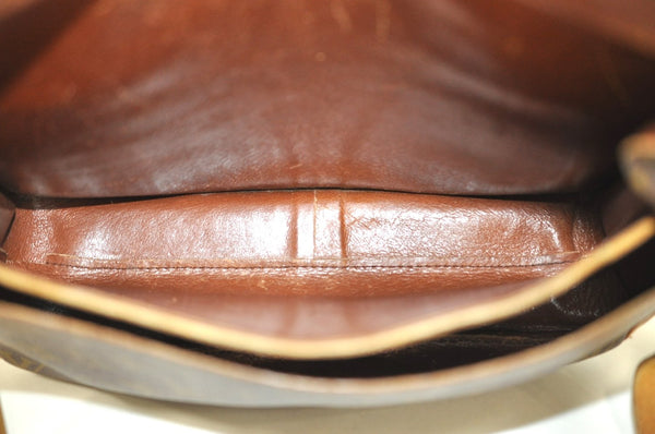 Authentic Louis Vuitton Monogram Cartouchiere GM Shoulder Bag Old Model K8175