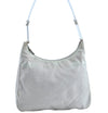 Authentic PRADA Nylon Tessuto Shoulder Bag Purse White K8178
