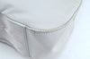 Authentic PRADA Nylon Tessuto Shoulder Bag Purse White K8178
