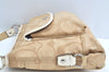 Authentic COACH Signature Shoulder Cross Bag Canvas Leather F16558 Beige K8179