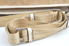Authentic COACH Signature Shoulder Cross Bag Canvas Leather F16558 Beige K8179