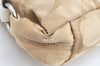 Authentic COACH Signature Shoulder Cross Bag Canvas Leather F16558 Beige K8179