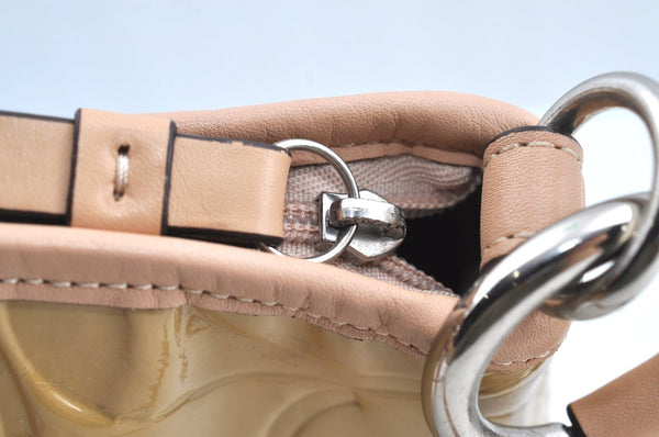 Authentic COACH Peyton Embossed 2Way Shoulder Hand Bag PVC Leather Beige K8180