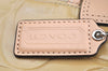 Authentic COACH Peyton Embossed 2Way Shoulder Hand Bag PVC Leather Beige K8180