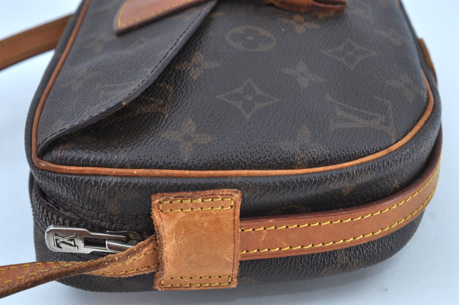 Auth Louis Vuitton Monogram Jeune Fille PM M51227 Shoulder Cross Bag Junk K8181