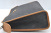 Auth Christian Dior Honeycomb Clutch Hand Bag Purse PVC Leather Black CD K8185