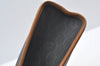 Auth Christian Dior Honeycomb Clutch Hand Bag Purse PVC Leather Black CD K8185