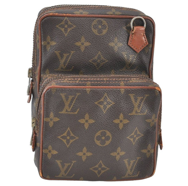 Authentic Louis Vuitton Monogram Amazone Shoulder Cross Bag Old Model K8187