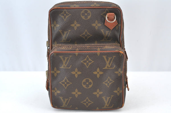 Authentic Louis Vuitton Monogram Amazone Shoulder Cross Bag Old Model K8187
