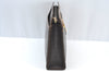 Authentic MARIO VALENTINO V Logo Clutch Hand Bag Purse PVC Leather Brown K8190