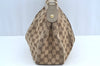 Auth GUCCI Sukey Shoulder Cross Body Bag GG Canvas Leather 296834 Brown K8191