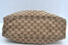 Auth GUCCI Sukey Shoulder Cross Body Bag GG Canvas Leather 296834 Brown K8191