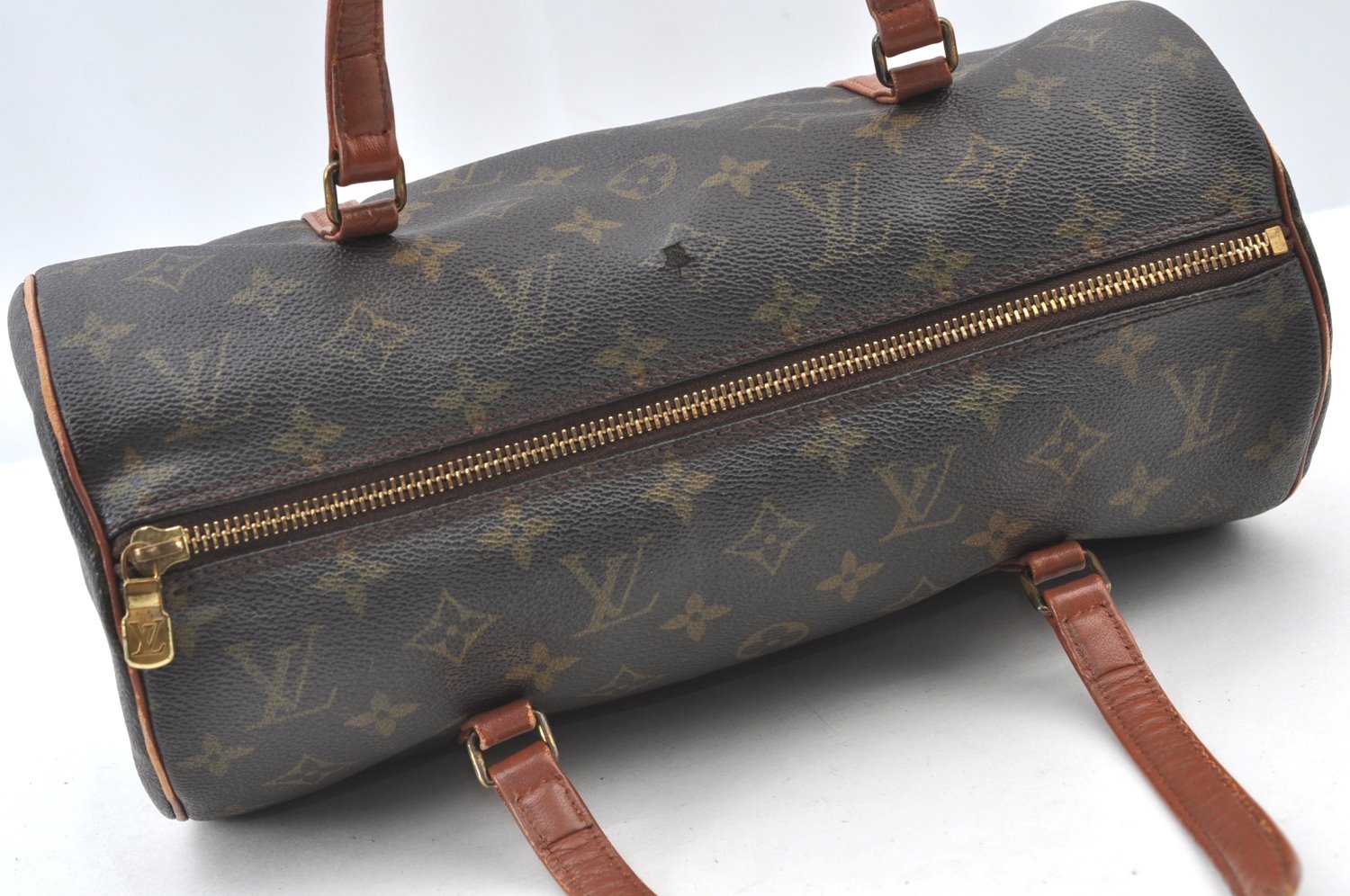 Authentic Louis Vuitton Monogram Papillon 30 Hand Bag Old Model LV K8193