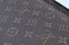 Authentic Louis Vuitton Monogram Sac Plat Hand Tote Bag M51140 LV Junk K8194