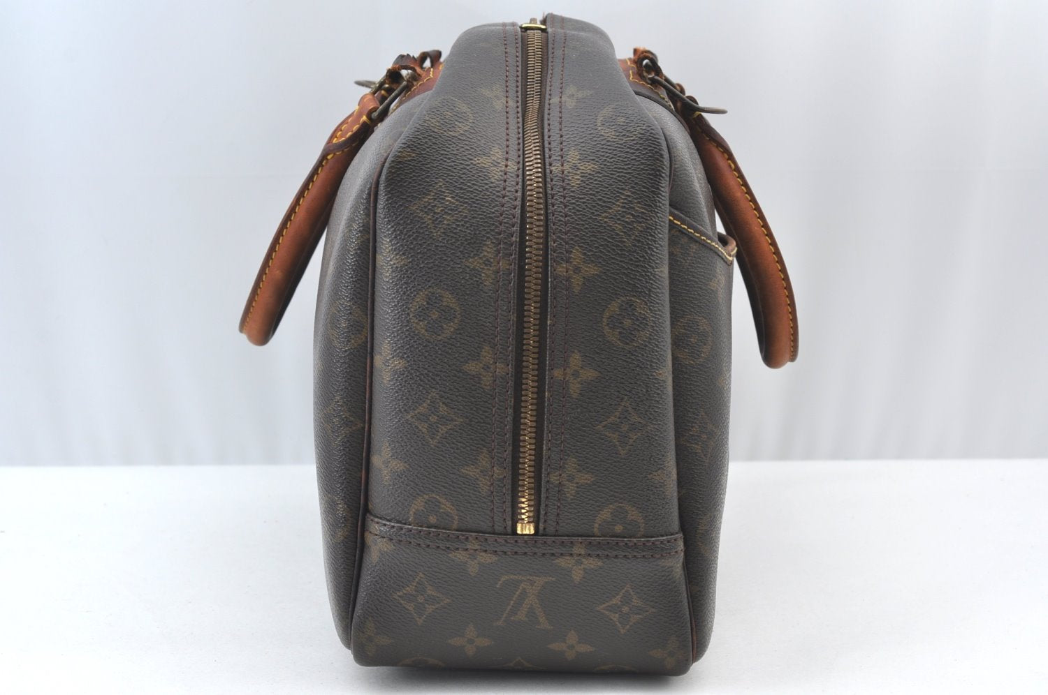 Authentic Louis Vuitton Monogram Deauville Hand Bag M47270 LV Junk K8199