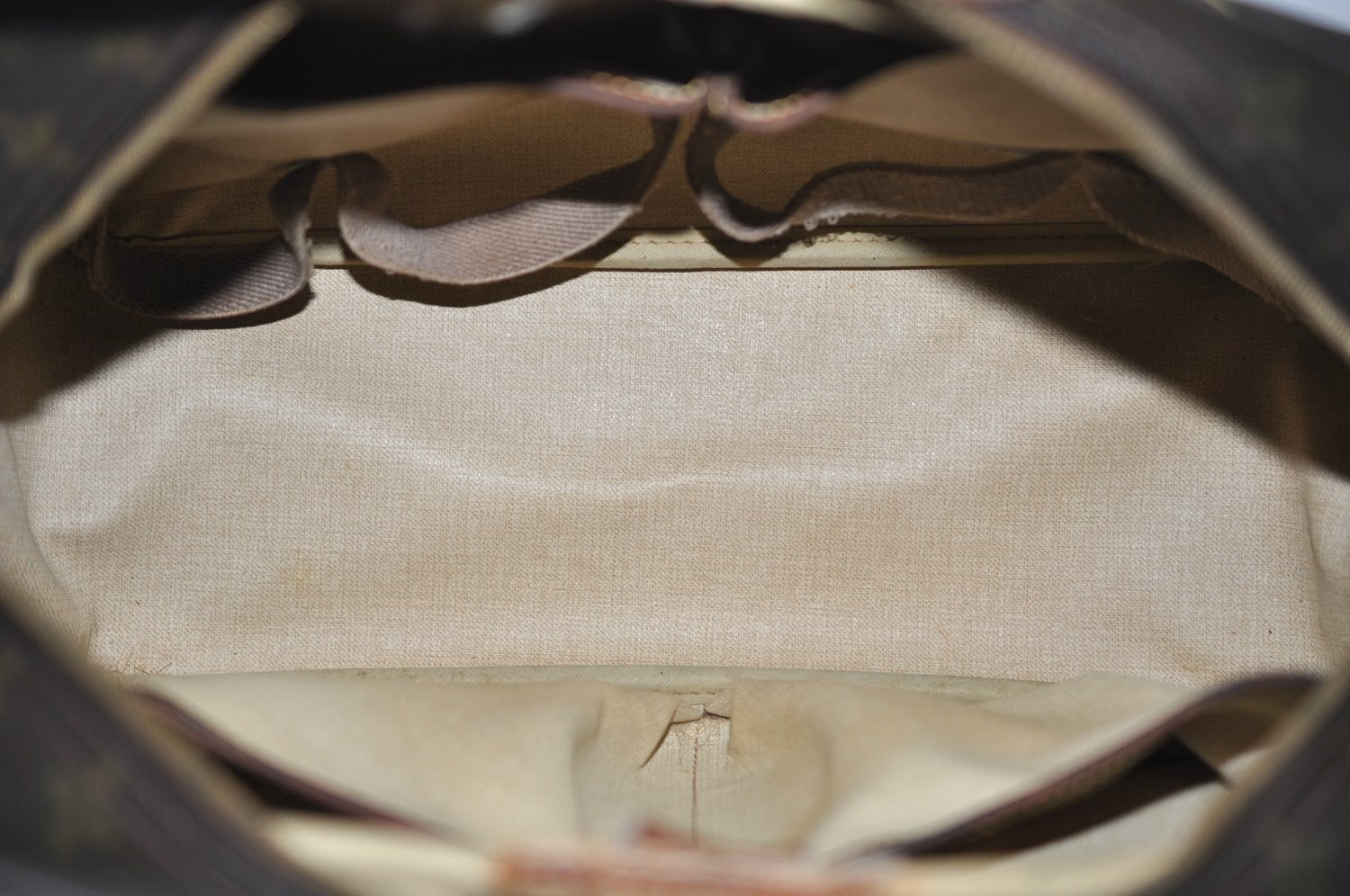 Authentic Louis Vuitton Monogram Deauville Hand Bag M47270 LV Junk K8199