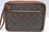 Authentic Louis Vuitton Monogram Pochette Sport Clutch Hand Bag Old Model K8200