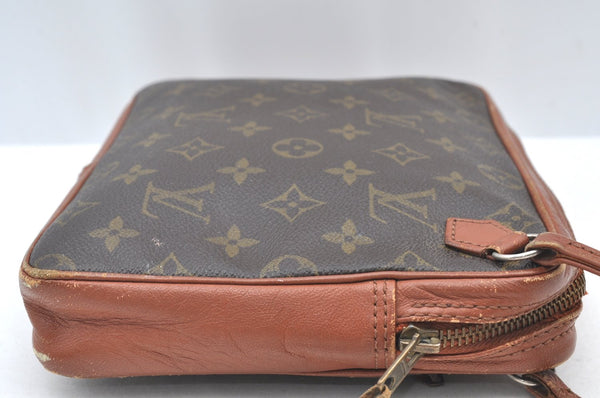 Authentic Louis Vuitton Monogram Pochette Sport Clutch Hand Bag Old Model K8200