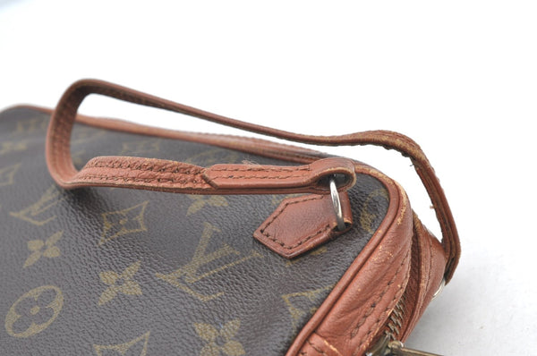 Authentic Louis Vuitton Monogram Pochette Sport Clutch Hand Bag Old Model K8200