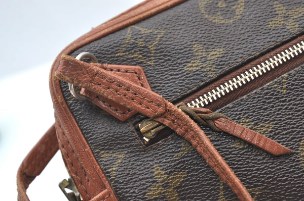 Authentic Louis Vuitton Monogram Pochette Sport Clutch Hand Bag Old Model K8200