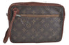 Authentic Louis Vuitton Monogram Pochette Sport Clutch Bag Old Model Junk K8201