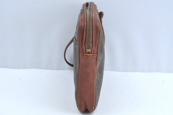 Authentic Louis Vuitton Monogram Pochette Sport Clutch Bag Old Model Junk K8201
