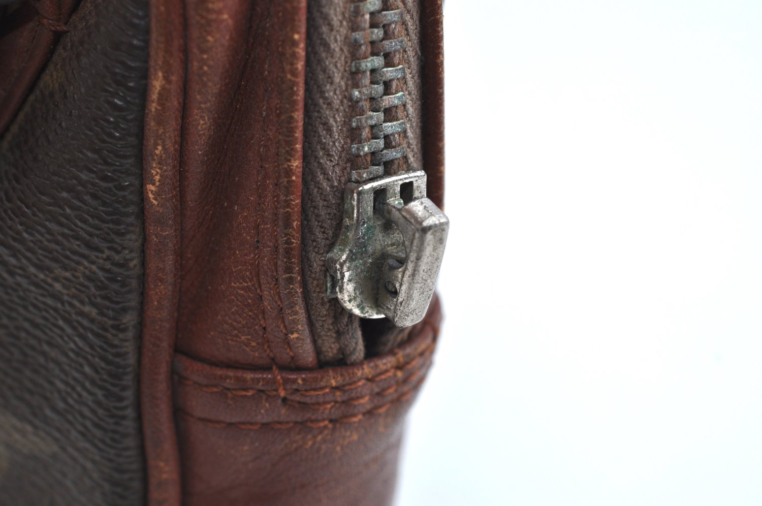 Authentic Louis Vuitton Monogram Pochette Sport Clutch Bag Old Model Junk K8201