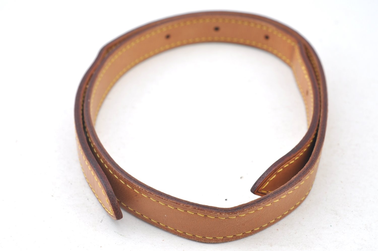 Authentic Louis Vuitton Leather Shoulder Strap For Bucket GM 31.9