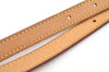 Authentic Louis Vuitton Leather Shoulder Strap For Bucket GM 31.9" Beige K8204