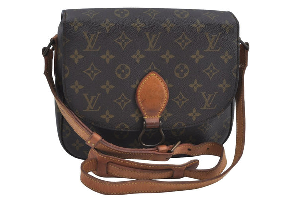 Authentic Louis Vuitton Monogram Saint Cloud GM M51242 Shoulder Cross Bag K8206