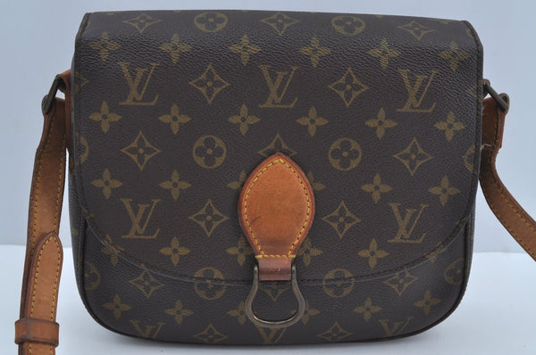 Authentic Louis Vuitton Monogram Saint Cloud GM M51242 Shoulder Cross Bag K8206