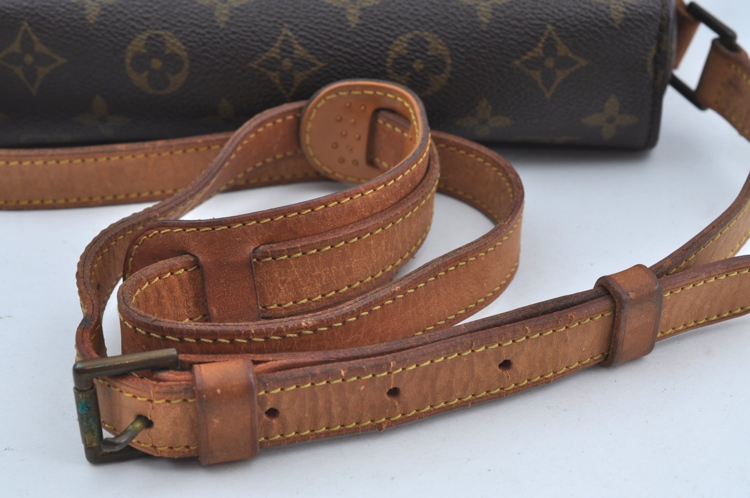 Authentic Louis Vuitton Monogram Saint Cloud GM M51242 Shoulder Cross Bag K8206