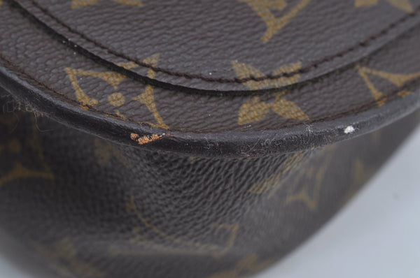 Authentic Louis Vuitton Monogram Saint Cloud GM M51242 Shoulder Cross Bag K8206