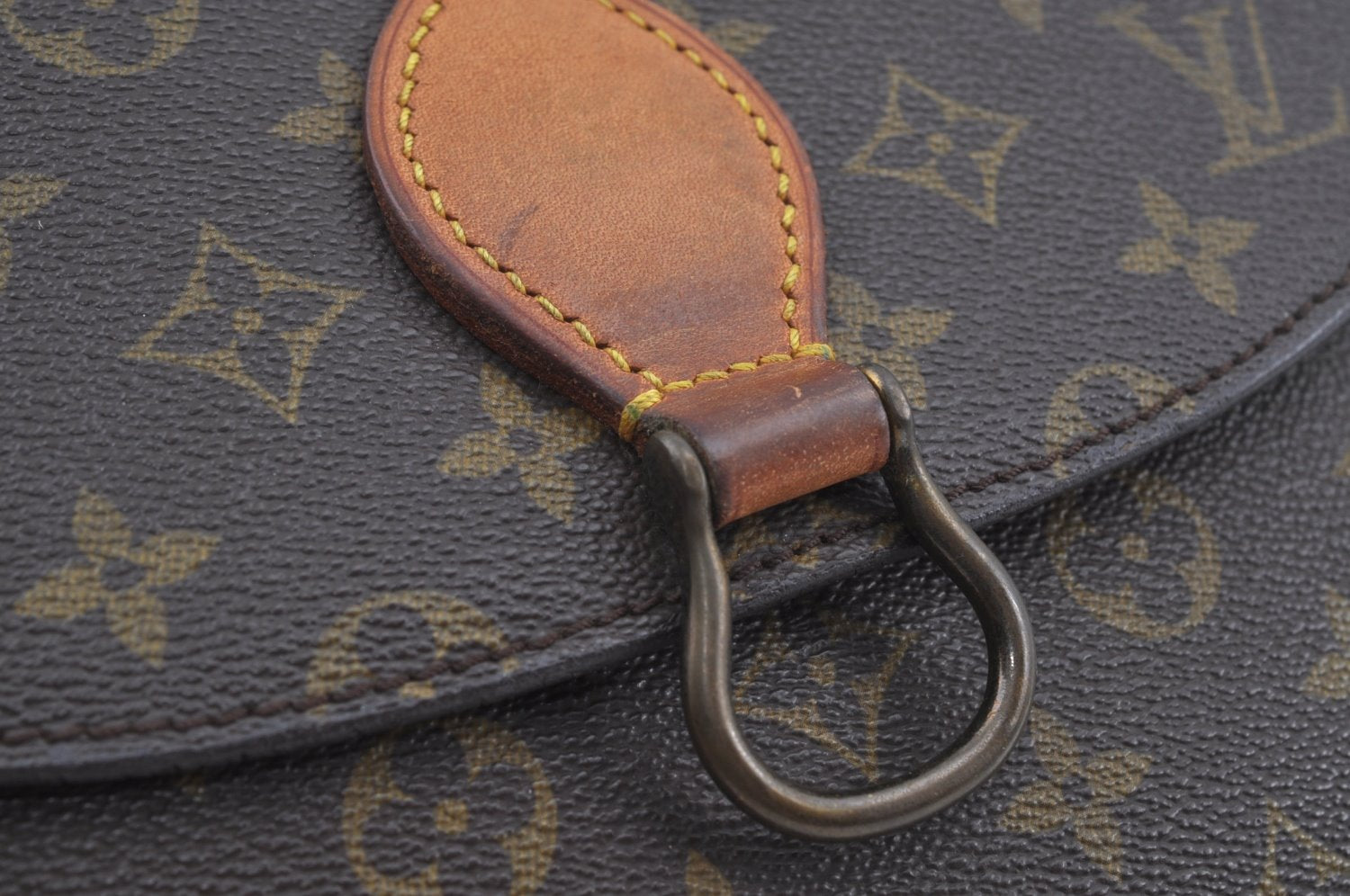 Authentic Louis Vuitton Monogram Saint Cloud GM M51242 Shoulder Cross Bag K8206