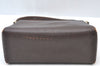 Authentic GUCCI Vintage Shoulder Hand Bag Purse Leather Brown K8208