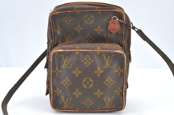 Authentic Louis Vuitton Monogram Amazone Shoulder Cross Bag Old Model Junk K8210