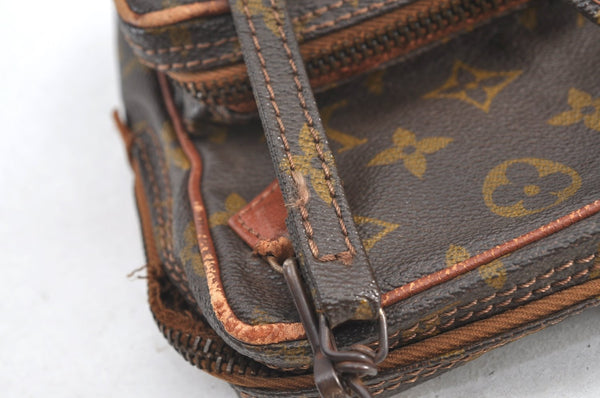 Authentic Louis Vuitton Monogram Amazone Shoulder Cross Bag Old Model Junk K8210