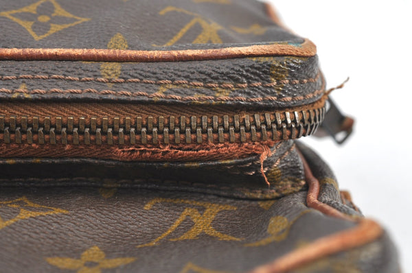 Authentic Louis Vuitton Monogram Amazone Shoulder Cross Bag Old Model Junk K8210